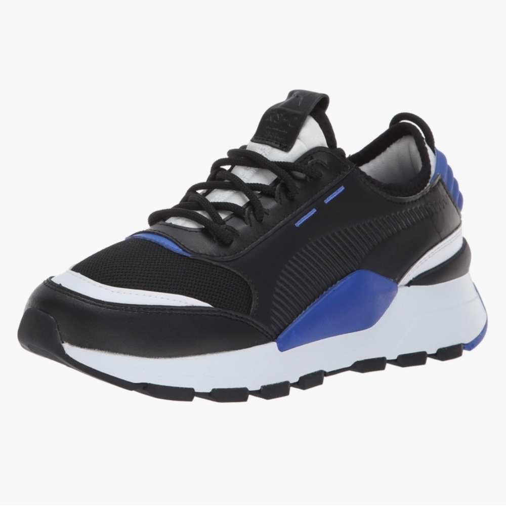 Puma Kids Sneakers Black Blue White Rs-0